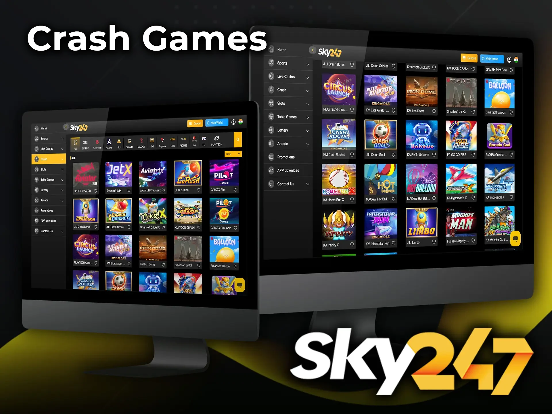 Be careful and withdraw your winnings in time in crash games from Sky247.