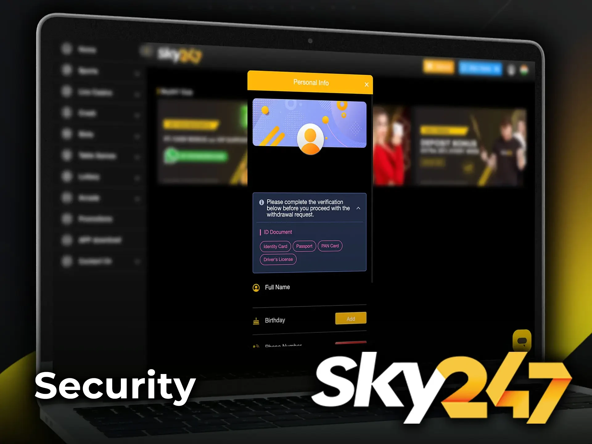 By choosing Sky247 you can be sure of stability and a high level of protection.