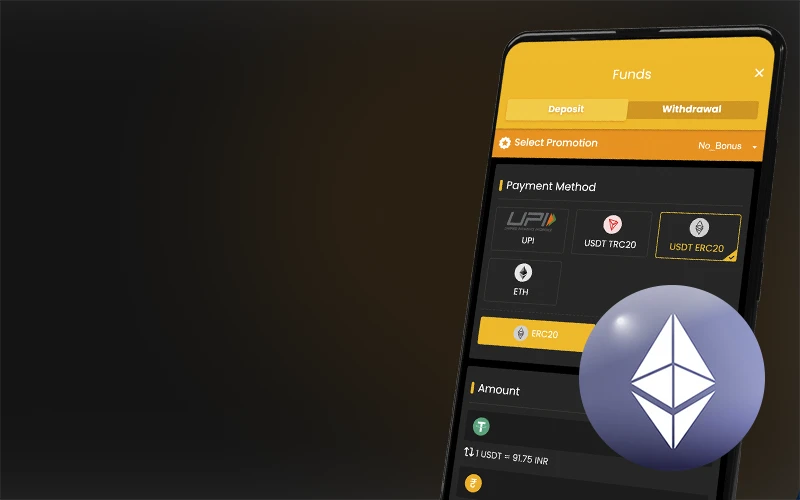 Find out how to top up your Sky247 balance using USDT and receive a bonus for doing so.