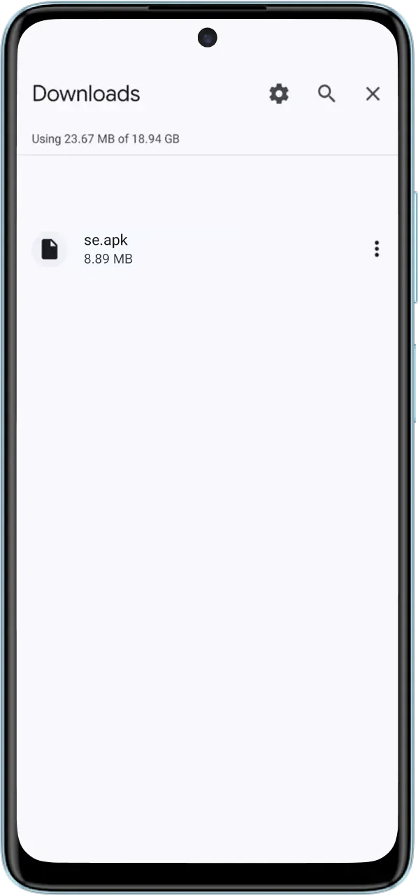 Wait for the Sky247 app to download and launch it.